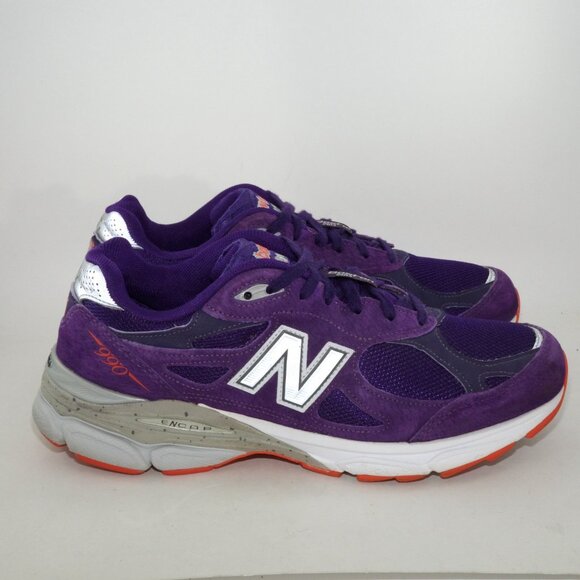 Rare 2013 New Balance 990v3 Boston Marathon M990BOS3 Made in USA Purple US 9 - Picture 6 of 12
